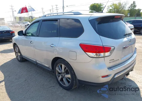 2014 Nissan Pathfinder Platinum from USA, damaged, VIN 5N1AR2MM5EC663973